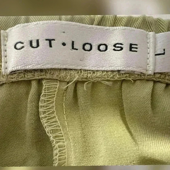 Cut loose lagenlook green Fairycore Witchy Boho Maxi Hippie Granola Dress Size L - Picture 2 of 4